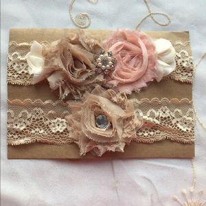 Wedding Bridal Lace Floral Garter Set